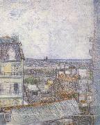 View of Paris from Vincent's Room in the Rue Lepic (nn04)